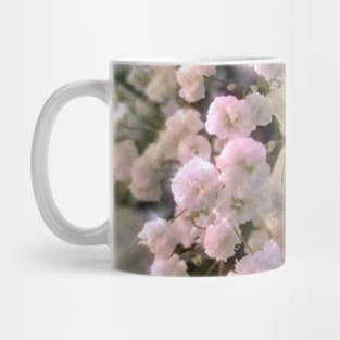 Beautiful Rose with Baby's Breath Mug